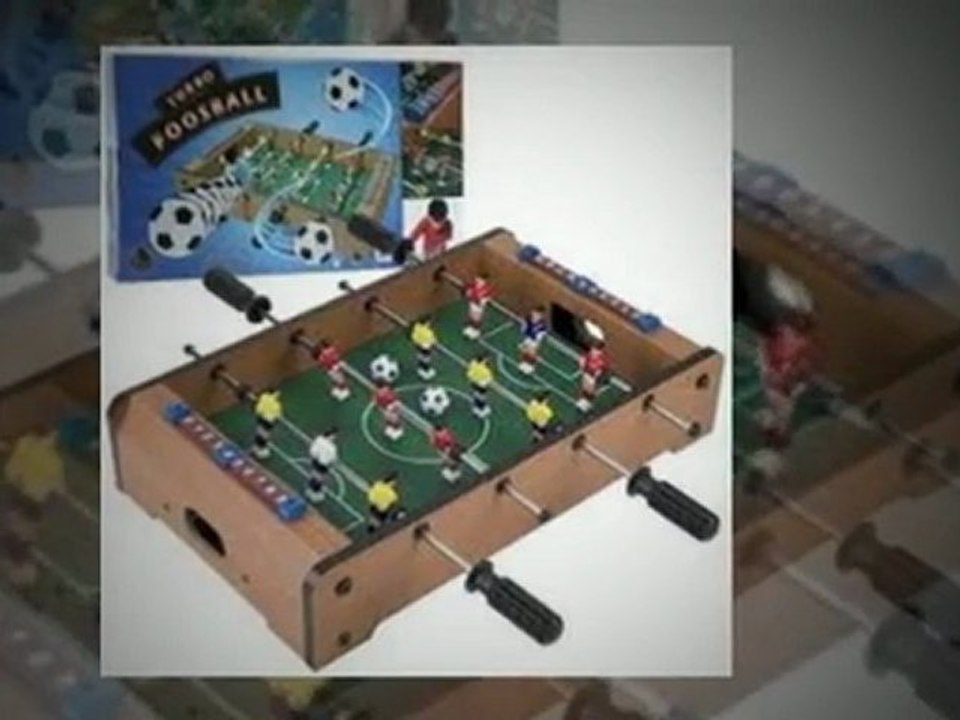 9 Mini Tabletop Foosball with Accessories