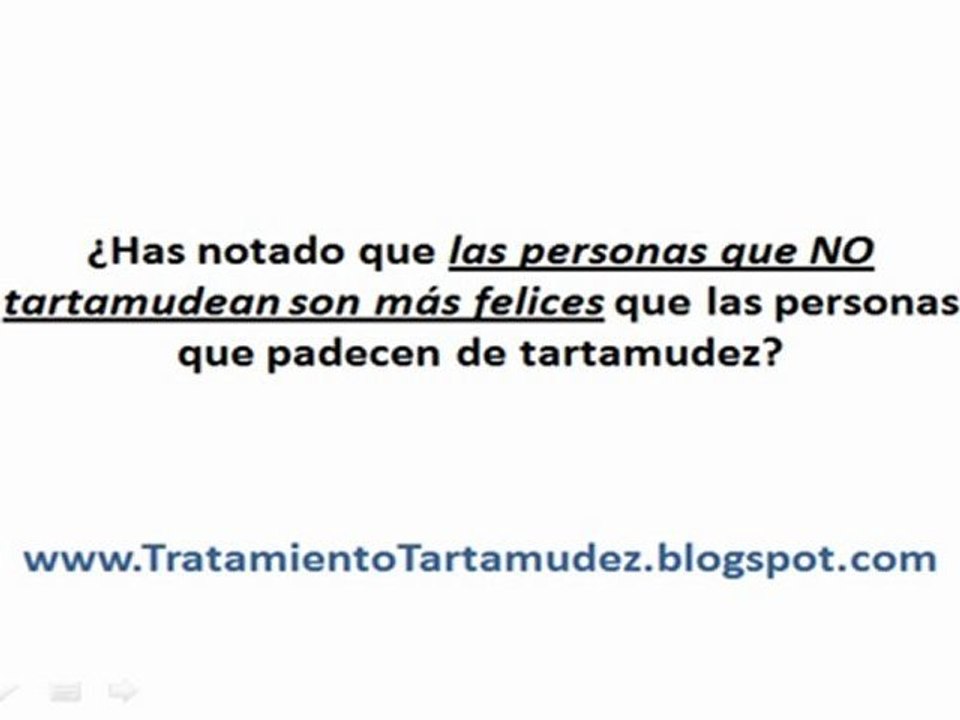 Tratamiento Para la Tartamudez