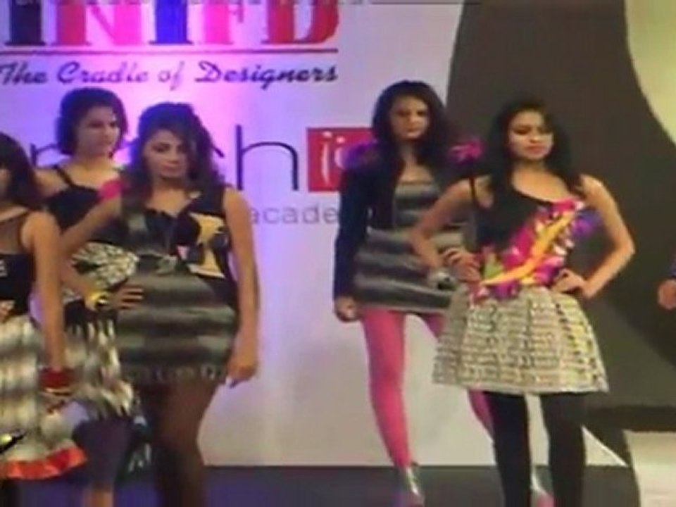 Hot babes on ramp for "TASSEL Designer's Awards 2011"