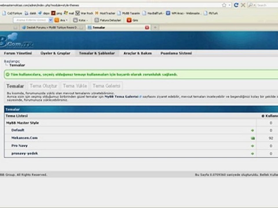 Tema Nasıl Yuklenir