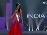 Miss India in Miss Universe 2011 preliminary competition in Mac Duggal Dress
