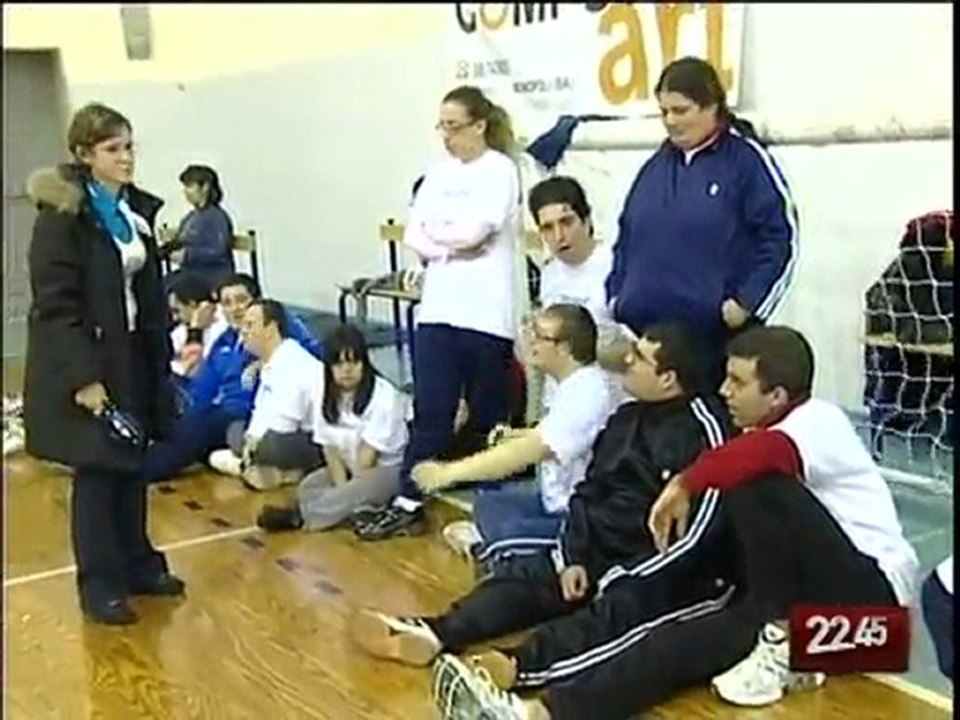 TG 21.12.09 Monopoli, grande successo delle mini olimpiadi per disabili