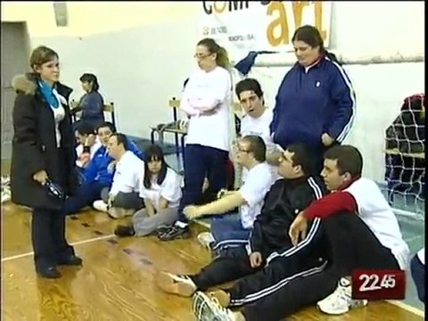 TG 21.12.09 Monopoli, grande successo delle mini olimpiadi per disabili