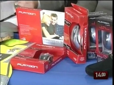 TG 23.04.10 Taranto, sequestrati prodotti contraffatti per 5 milioni di euro