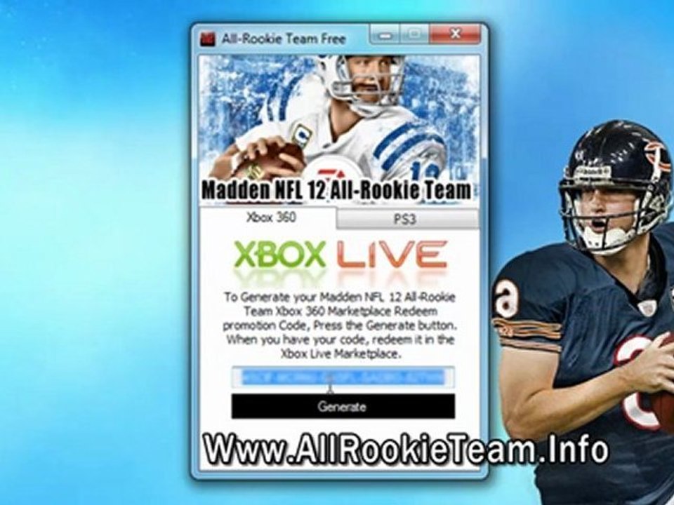 Madden NFL 12 All-Rookie Team DLC Unlock Free - Xbox 360 - PS3
