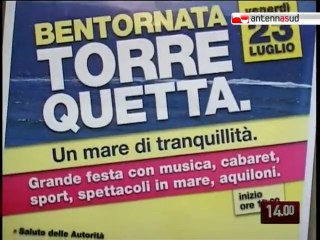 TG 22.07.10  Bentornata Torre Quetta, domani riapre la spiaggia barese