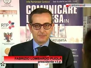 TG 03.12.10 Le aziende pugliesi vogliono "comunicare", Rtp combatte i poteri forti