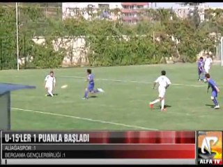 Aliağaspor - Bergama gençlerbirliği 1 devre 2