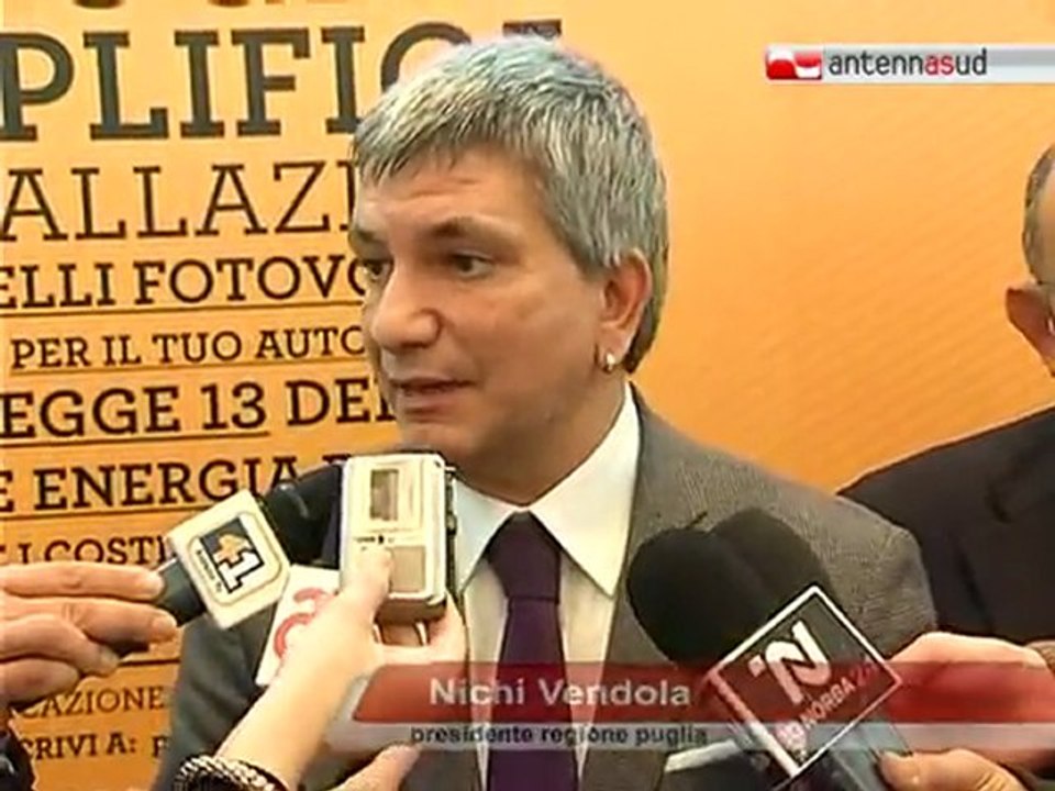 TG 17.12.10 Pannelli fotovoltaici gratis per i cittadini pugliesi