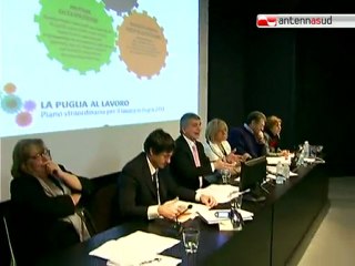 TG 11.01.11 Lavoro: Vendola presenta un piano da 340 milioni di euro