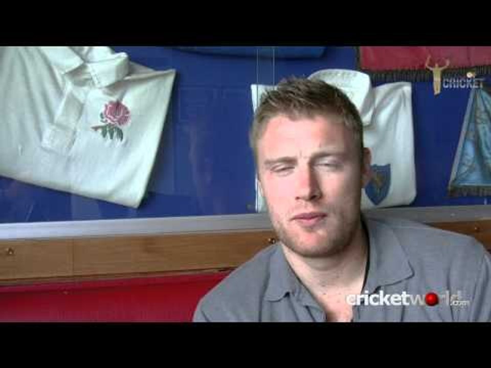 Cricket World TV - Andrew Flintoff Talks Golf