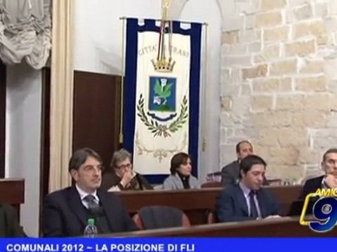 Trani | Comunali 2012, la posizione di FLI