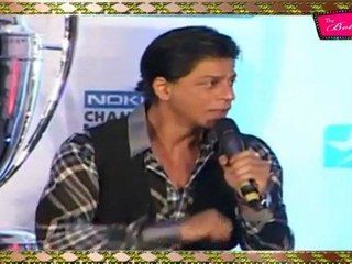 Shahrukh Khan  Speaks On His Team Performance At Nokia Champion League PC