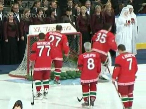 В Минске почтили память игроков «Локомотива»