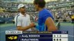 Nadal arrassa a Roddick i ja és a semifinals