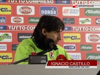 TG 15.02.11 Castillo: "La situazione del Bari non è semplice, ma lotteremo a ogni partita"