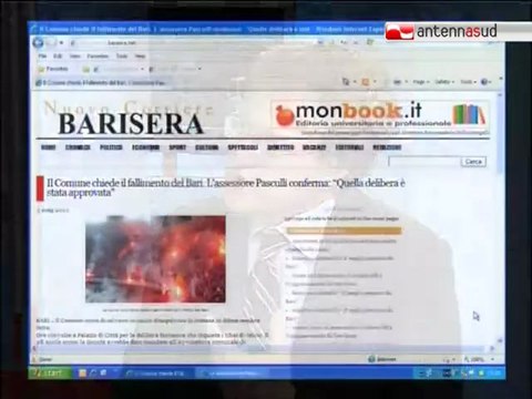 TG 04.05.11 Salvatore Matarrese: Il Bari calcio merita più rispetto dalla città