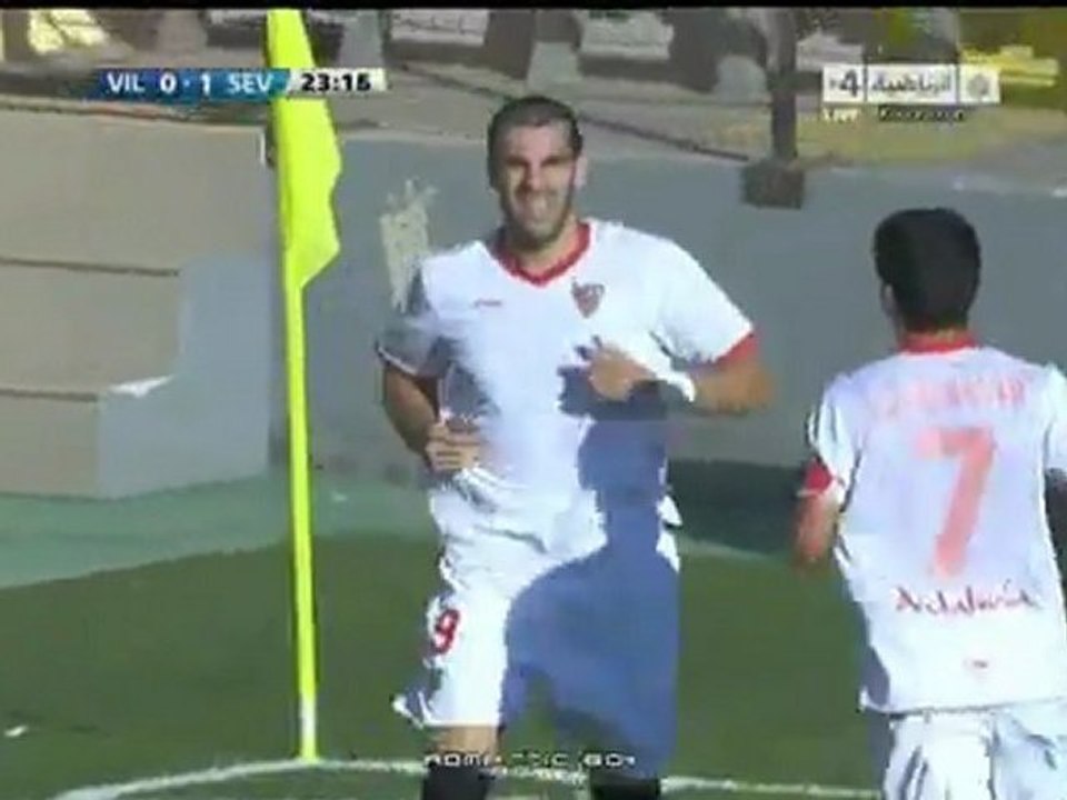 هدف الفارو نيغريدو ( إشبيلية 2- 2 فياريال )