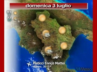 Previsioni del tempo, domenica 3 luglio
