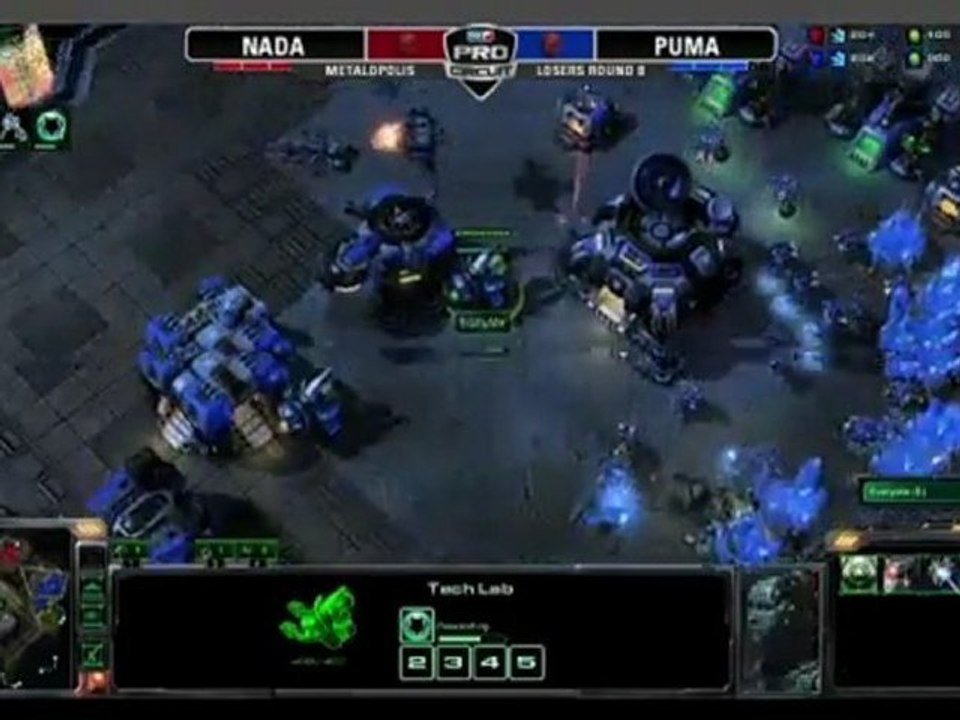 MLG Raleigh 2011 - Starcraft II - Game 4 - SK.oGs Nada (T) VS EG Puma (T) Part 1/1