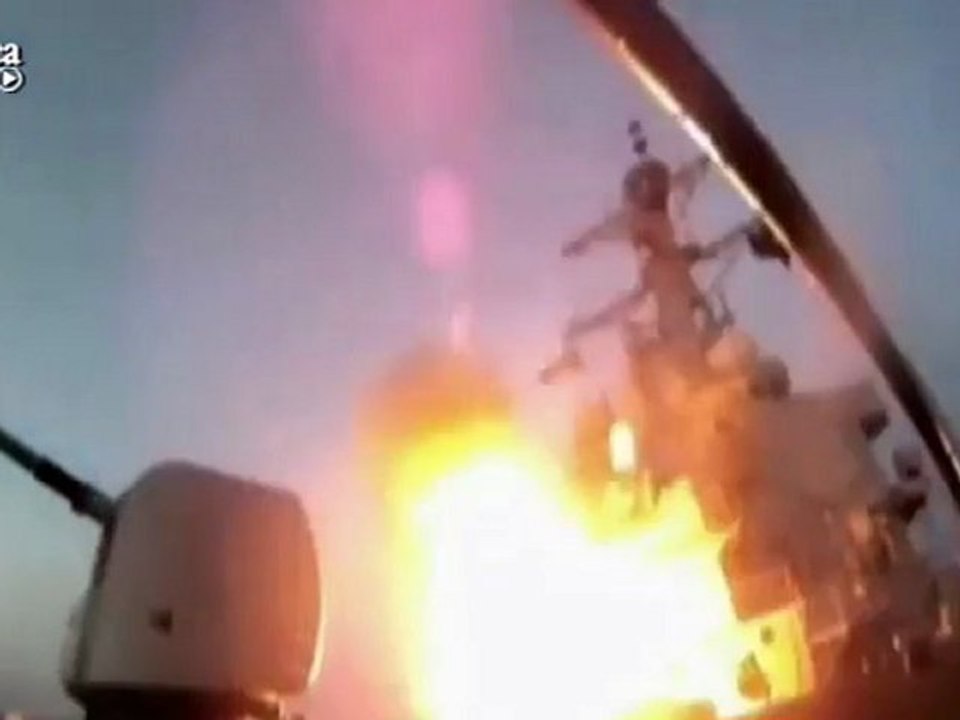 USS Stout Launches Tomahawk Missiles