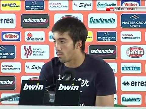 TG 08.09.11 Calcio Bari, Torrente: A Padova forse cambio qualcosa