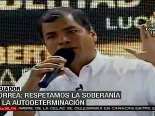 Correa rechaza intervención de la OTAN y doble moral de ONU