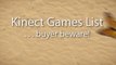 Kinect Games List - Latest Kinect Games List for XBox 360