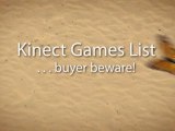 Kinect Games List - Latest Kinect Games List for XBox 360