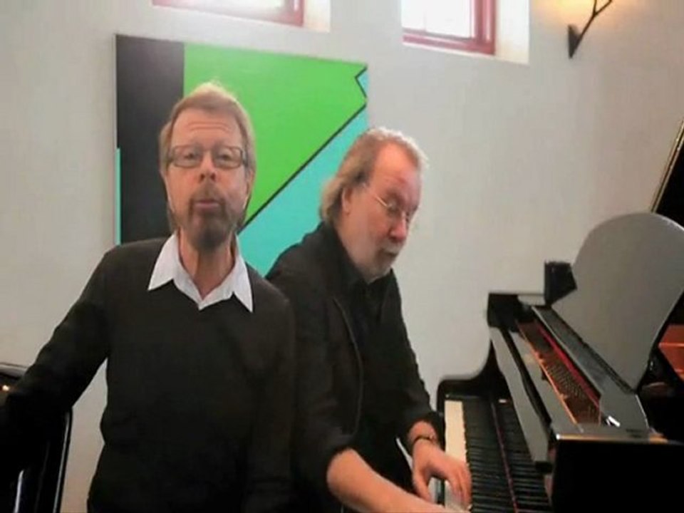 ABBA BJORN AND BENNY SING HAPPY BIRTHDAY