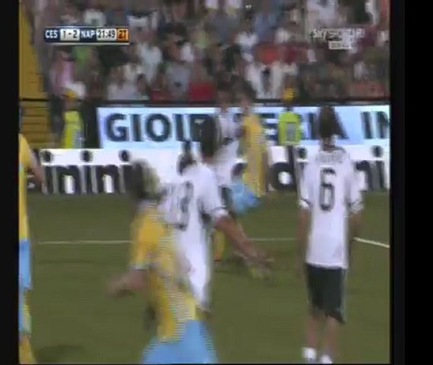 Cesena-Napoli 1-3  Goal Commentati da Carlo Alvino SkyHD 2011/2012