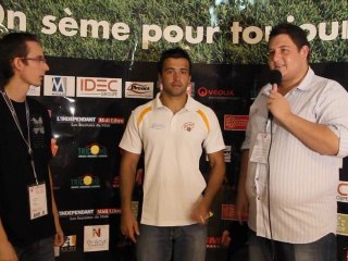 Interview de Christopher Ruiz après la rencontre RCNM-Aurillac