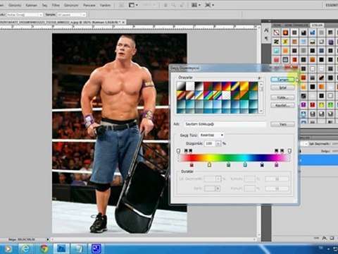 PhotoShopta Bir Resme Gökkuşağı Efekti Verme Dersi