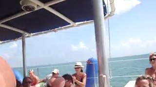 Guantanamera sur catamaran