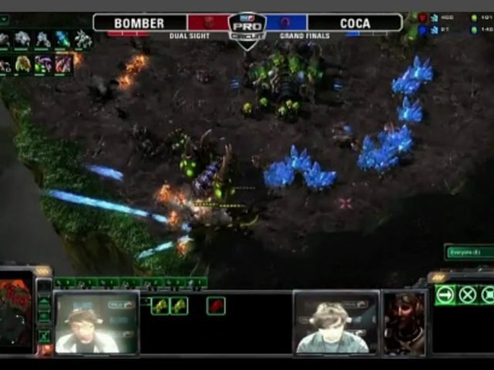 MLG Raleigh 2011 - Starcraft II - Game 3 - ST Bomber (T) VS Slayers Coca (Z) Part 1/1