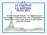 Contrat avec la nation de Ségolène Royal