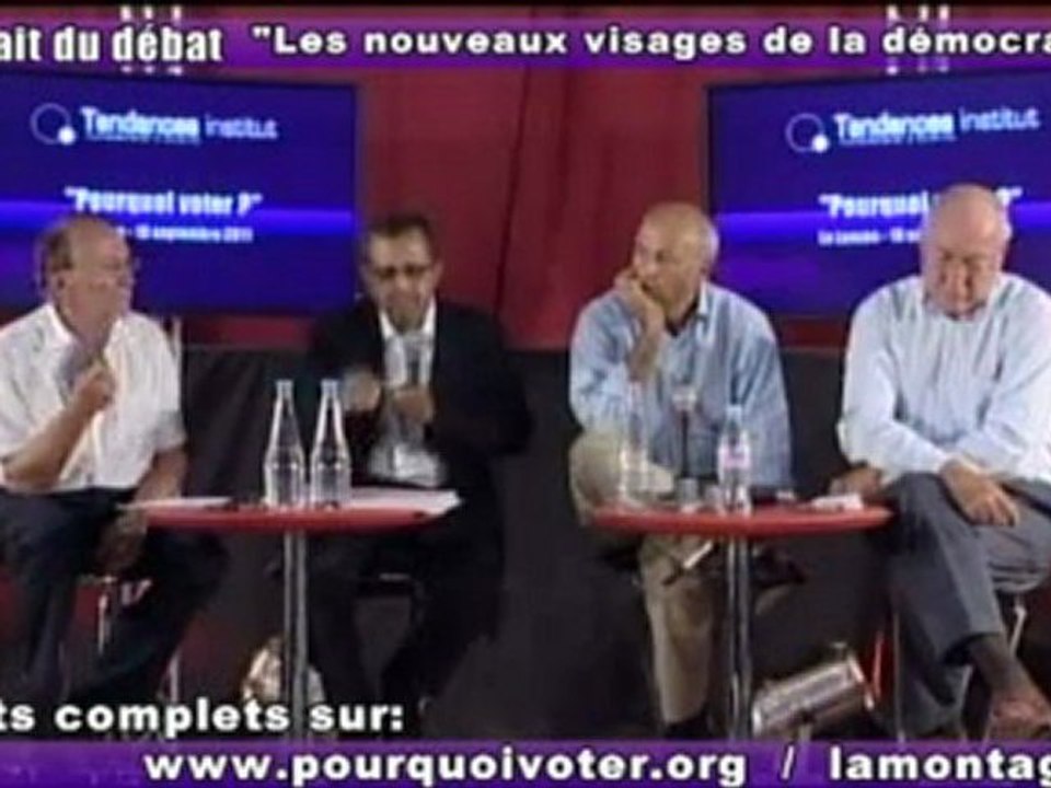 POURQUOI VOTER extraits DEBAT3-Les nouveaux visages de la democratie
