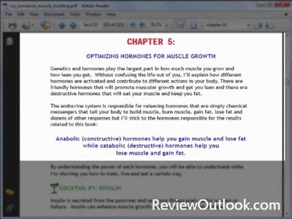 No Non-sense Muscle Building Review