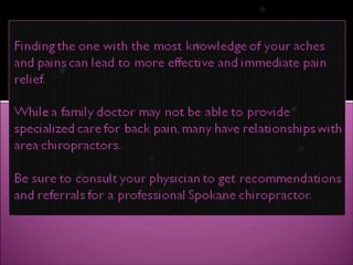The Benefits of Seeing A Spokane Chiropractor