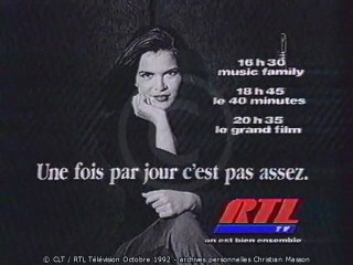 Inondation RTL Télévision (octobre 1992)