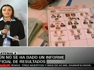 Inició conteo de votos en Guatemala