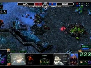 MLG Raleigh 2011 - Starcraft II - Game 1 - Slayers Coca (Z) VS EG Puma (T) Part 1/1