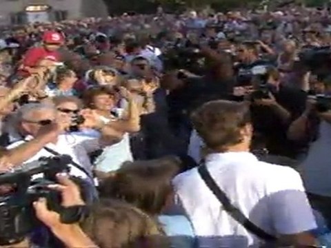 Retour de Christophe. Lemaitre à Aix-les-bains