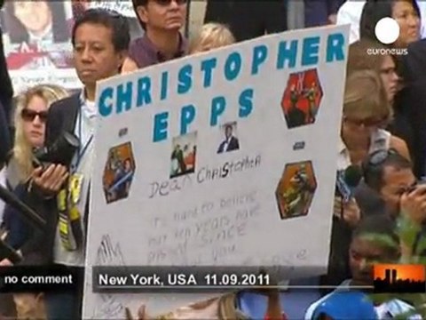 USA: an emotional ceremony to remember 9/11 - no comment