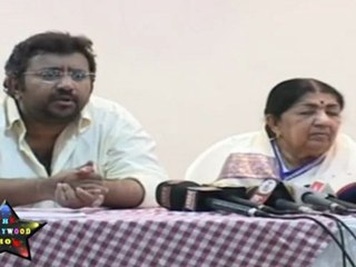 PRESS CONFRENCE OF LATAJI FOR DINANATH MANGESHKAR PURSKAR   14