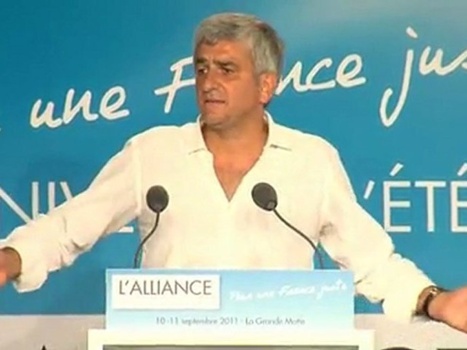 Discours d'Herve Morin aux universités d'été de l'Alliance - 10 septembre 2011