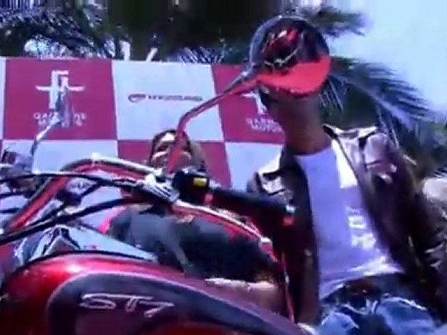 Handsome Arjun Rampal Promotes First Hyosung Super Bike In India