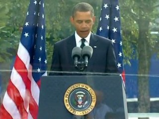 Obama delivers blessing at Ground Zero