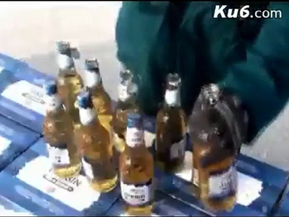Sculture de bière !