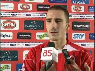 TG 24.11.09 Bonucci: "Dopo la batosta di Roma il Bari saprà rialzarsi"